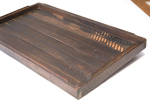 Large Tray - Dark Stain